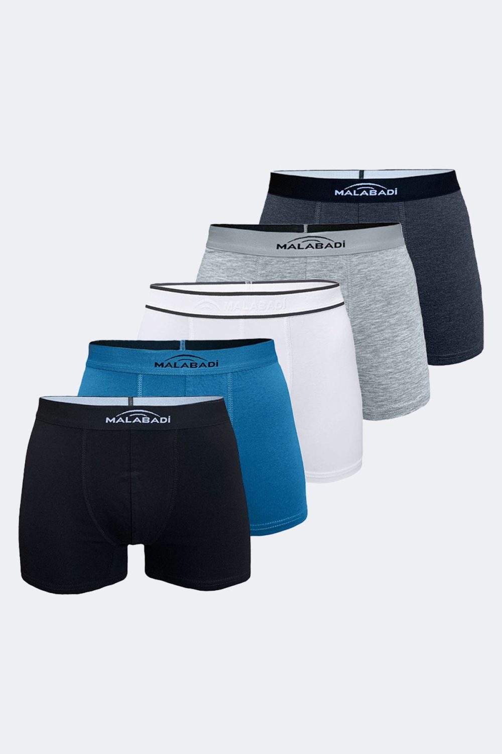 DFN Erkek Karışık Renk 5 Li Pamuk Elastan Boxer 5M075