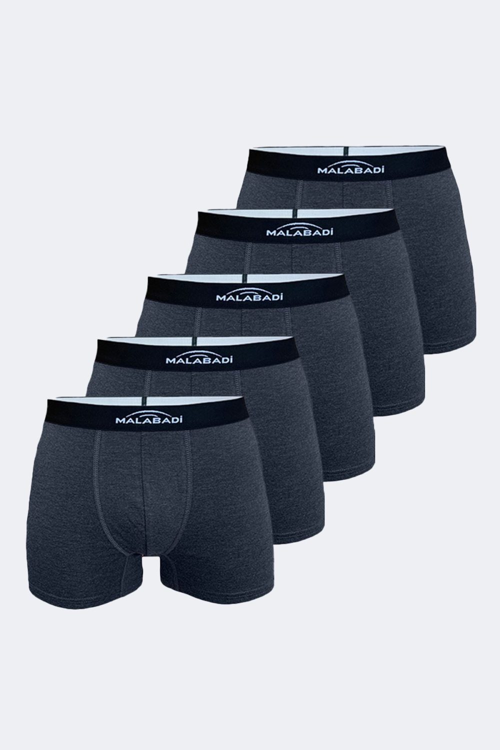 DFN Erkek Antrasit 5 li Pamuk Elastan Boxer 5M075