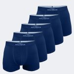 DFN Erkek Lacivert 5 Li Pamuk Elastan Boxer 5M075