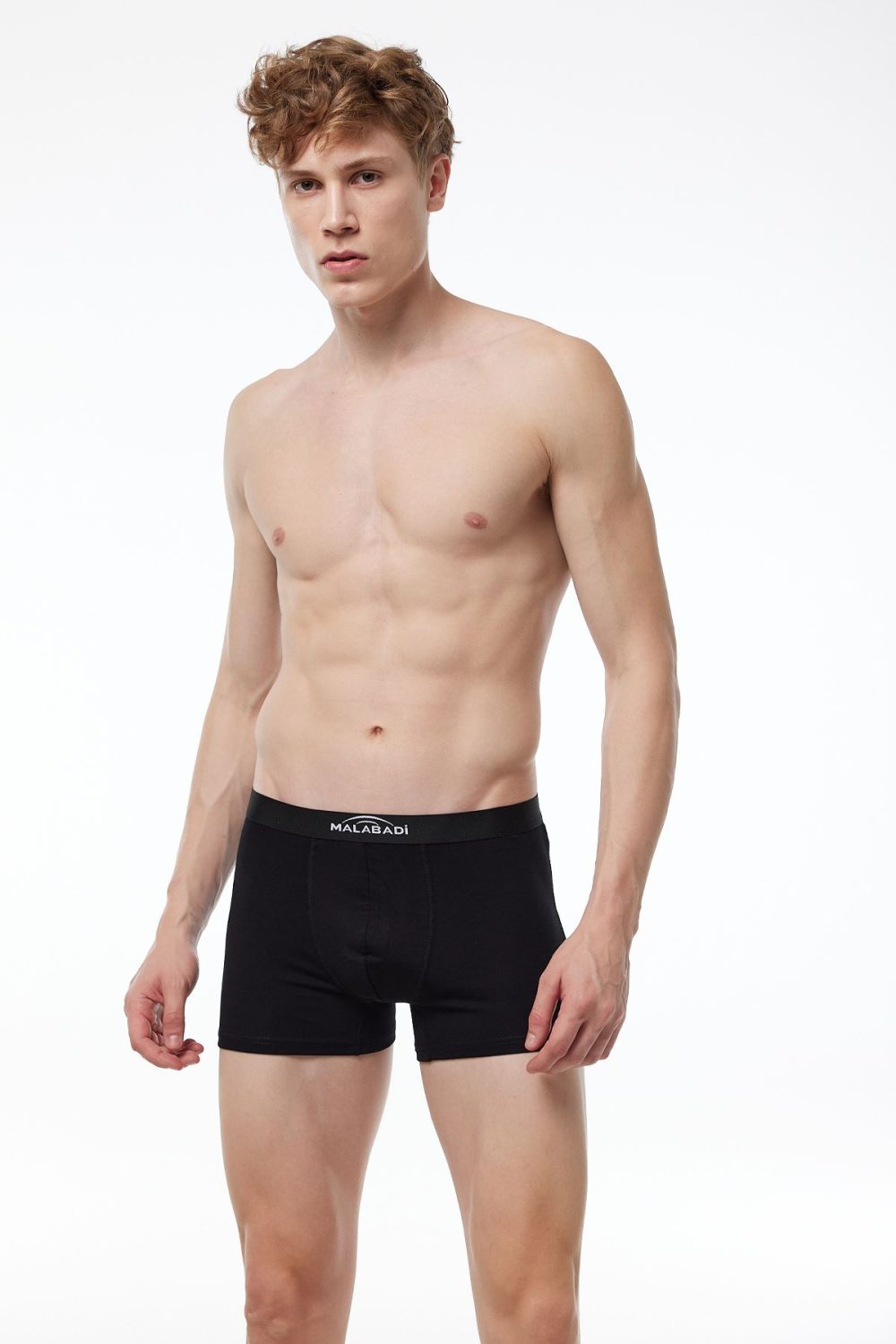 DFN Erkek Siyah 3 Lü Pamuk Elastan Boxer 3M075 - Görsel 3
