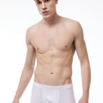 DFN Erkek Beyaz Ribana Modal Likralı Boxer 905