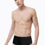 DFN Erkek Siyah Ribana Modal Slip 907
