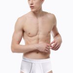 DFN Erkek Beyaz Ribana Modal Slip 907