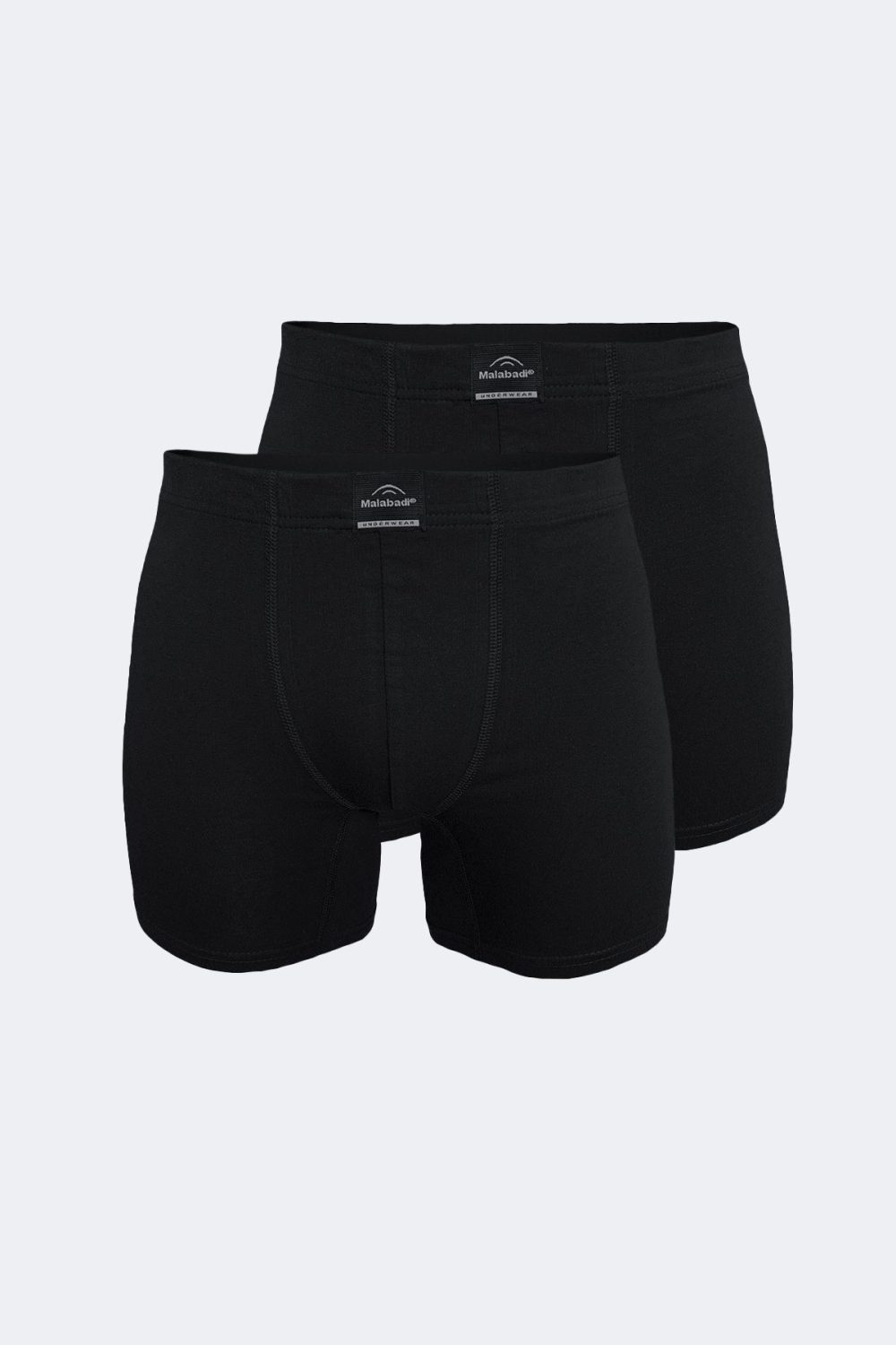 DFN Erkek Siyah 2 li Pamuk Elastan Uzun Boxer 2M073