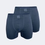 DFN Erkek Füme 2 li Pamuk Elastan Uzun Boxer 2M073
