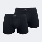 DFN Erkek Siyah 2 li Pamuk Elastan Boxer 074