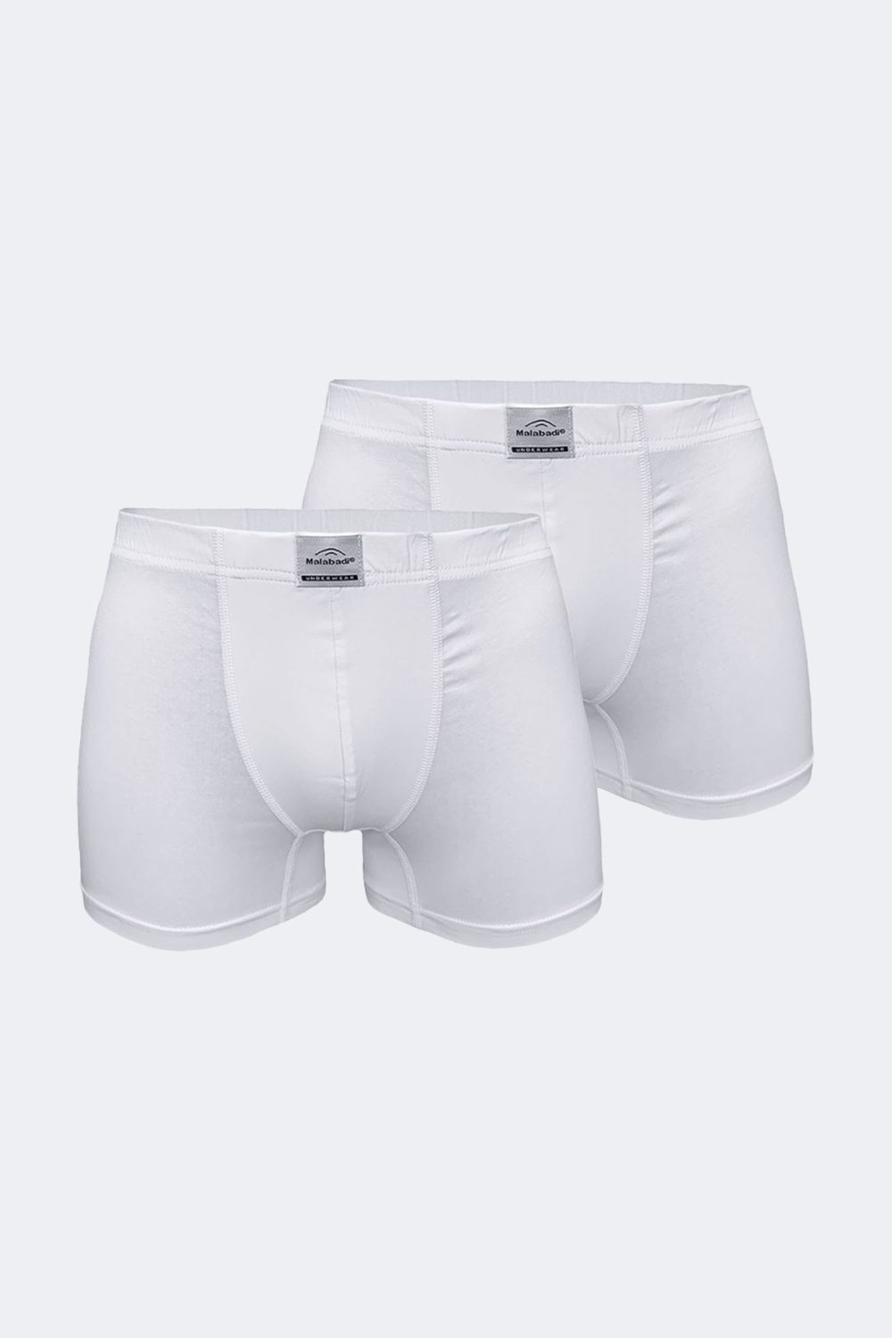 DFN Erkek Beyaz 2 li Pamuk Elastan Boxer 074