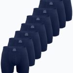 DFN Erkek Lacivert 8 li Premium Collection Modal Uzun Boxer 8M250