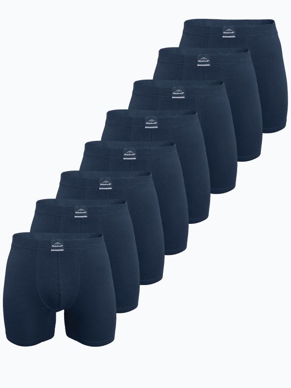 DFN Erkek Füme 8 li Premium Collection Modal Uzun Boxer 8M250