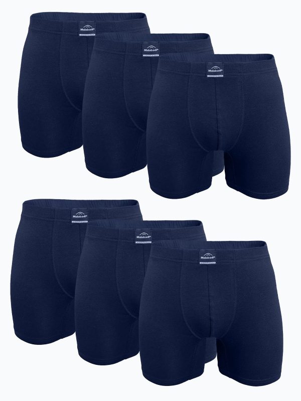 DFN Erkek Lacivert 6 lı Premium Collection Modal Uzun Boxer 6M250