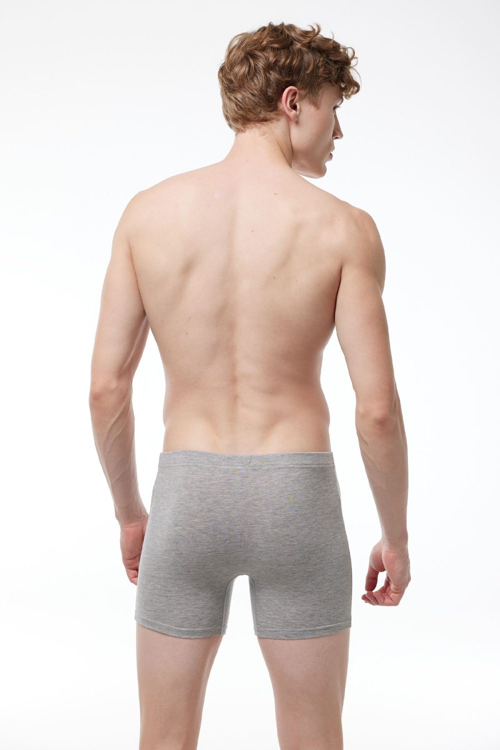 DFN Erkek Füme Gri 6 lı Premium Collection Modal Uzun Boxer 6M250 - Görsel 5