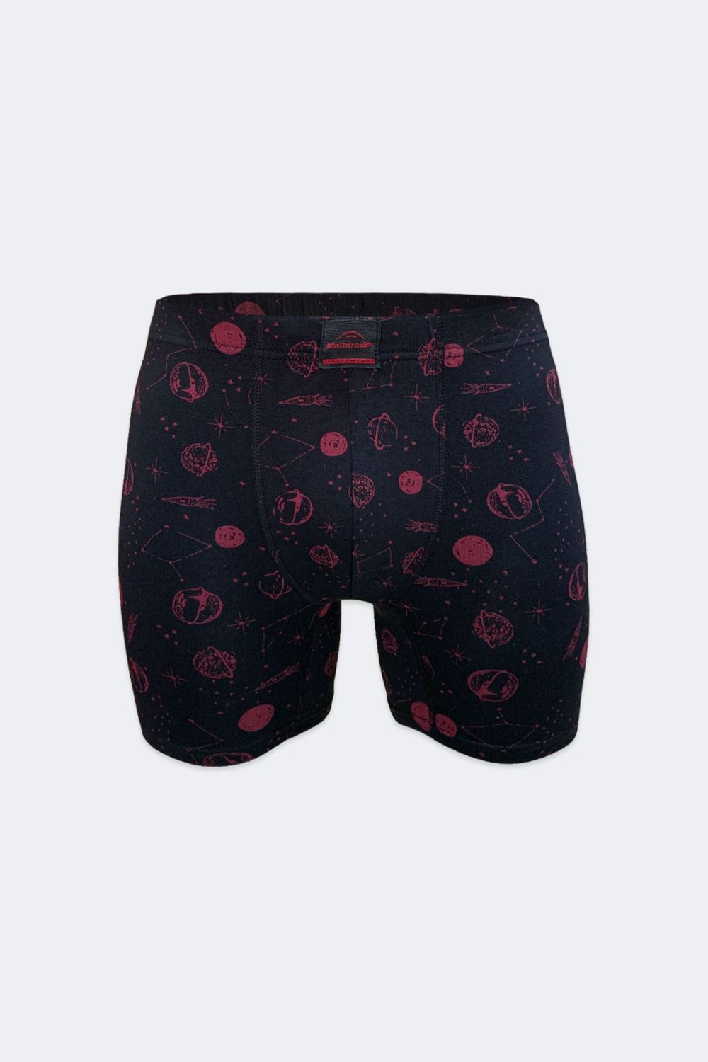 DFN Erkek Siyah Desenli 6 lı Premium Collection Modal Uzun Boxer 6M250 - Görsel 4