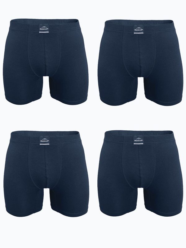 DFN Erkek Füme 4 lü Premium Collection Modal Uzun Boxer 4M250