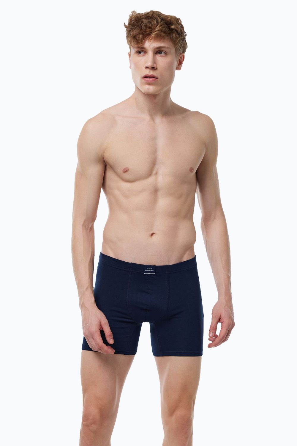 DFN Erkek Lacivert 4 lü Premium Collection Modal Uzun Boxer 4M250 - Görsel 3
