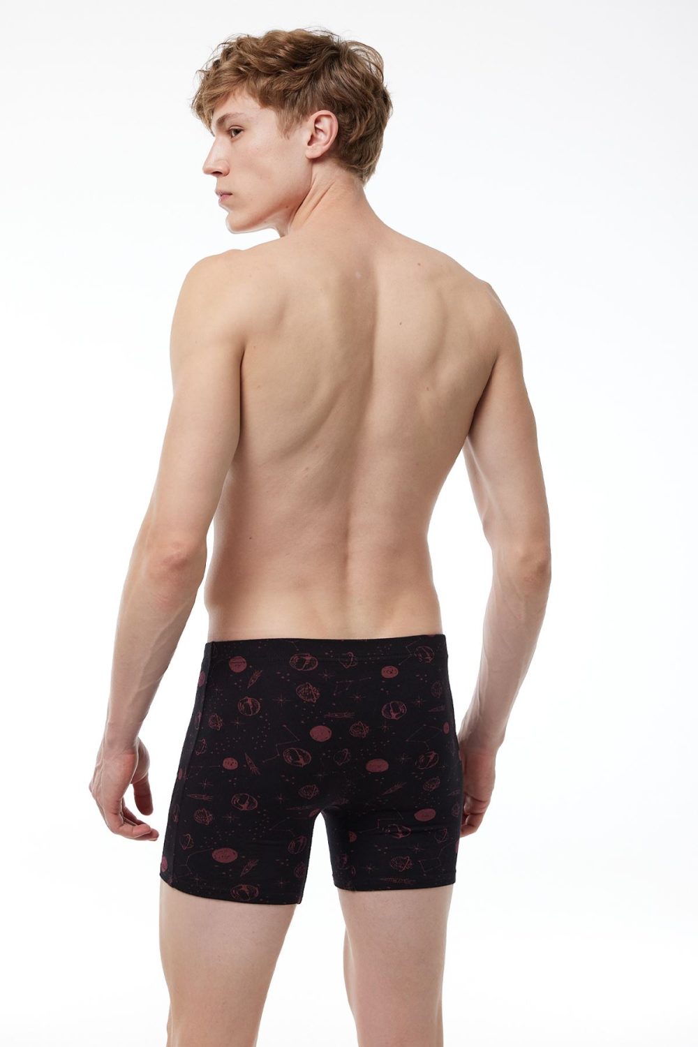 DFN Erkek 3 lü Desenli Set 1 Premium Collection Modal Uzun Boxer 3M250 - Görsel 3