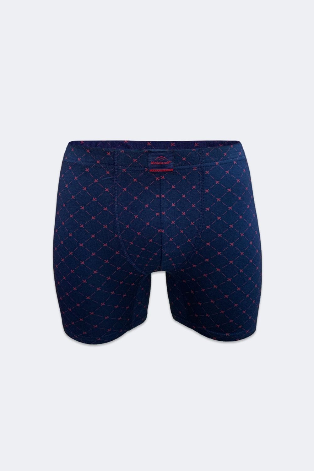 DFN Erkek 3 lü Lacivert Desenli Premium Collection Modal Uzun Boxer 3M250 - Görsel 5