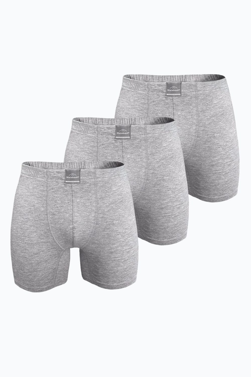 DFN Erkek 3 lü Gri Premium Collection Modal Uzun Boxer 3M250