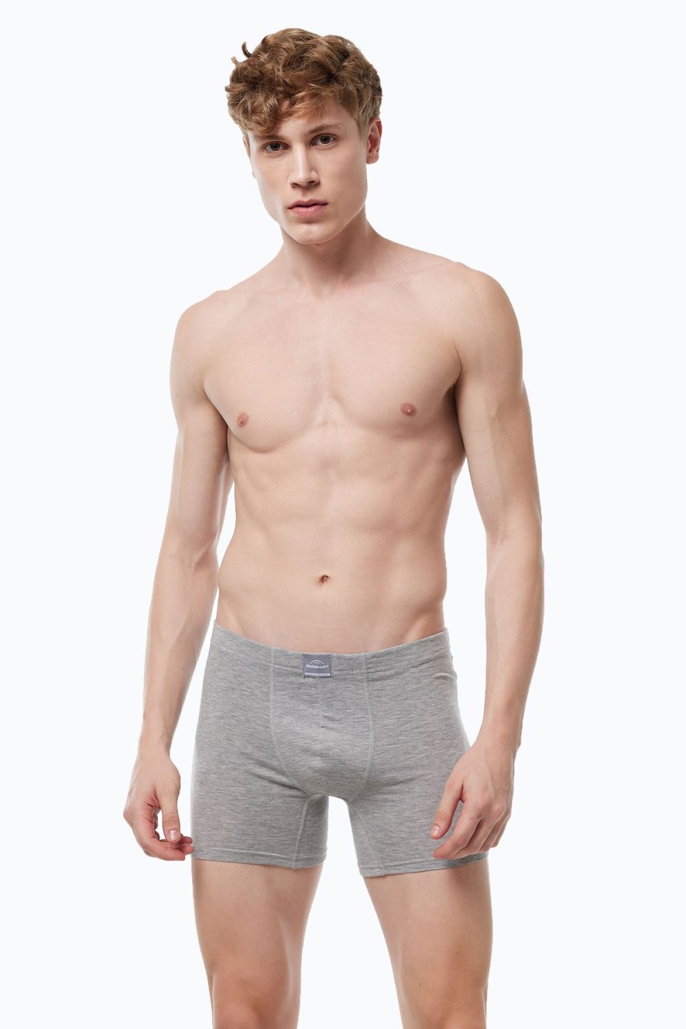 DFN Erkek 3 lü Gri Premium Collection Modal Uzun Boxer 3M250 - Görsel 2