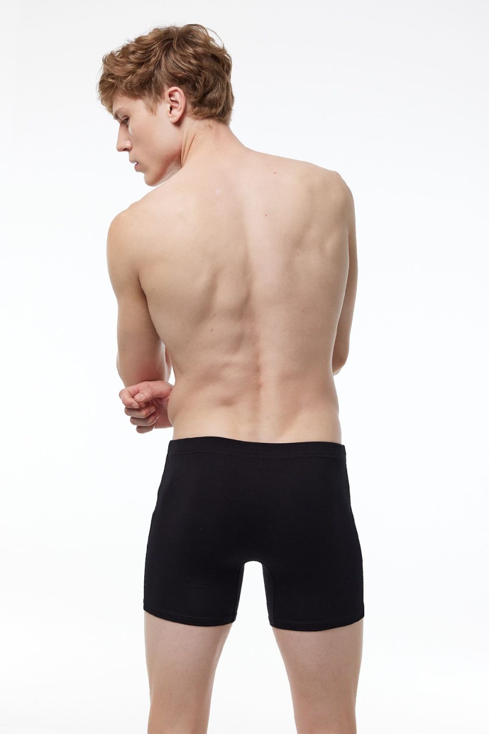 DFN Erkek 3 lü Siyah Gri Füme Premium Collection Modal Uzun Boxer 3M250 - Görsel 3