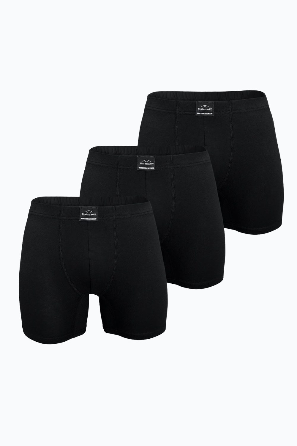 DFN Erkek 3 lü Siyah Premium Collection Modal Uzun Boxer 3M250