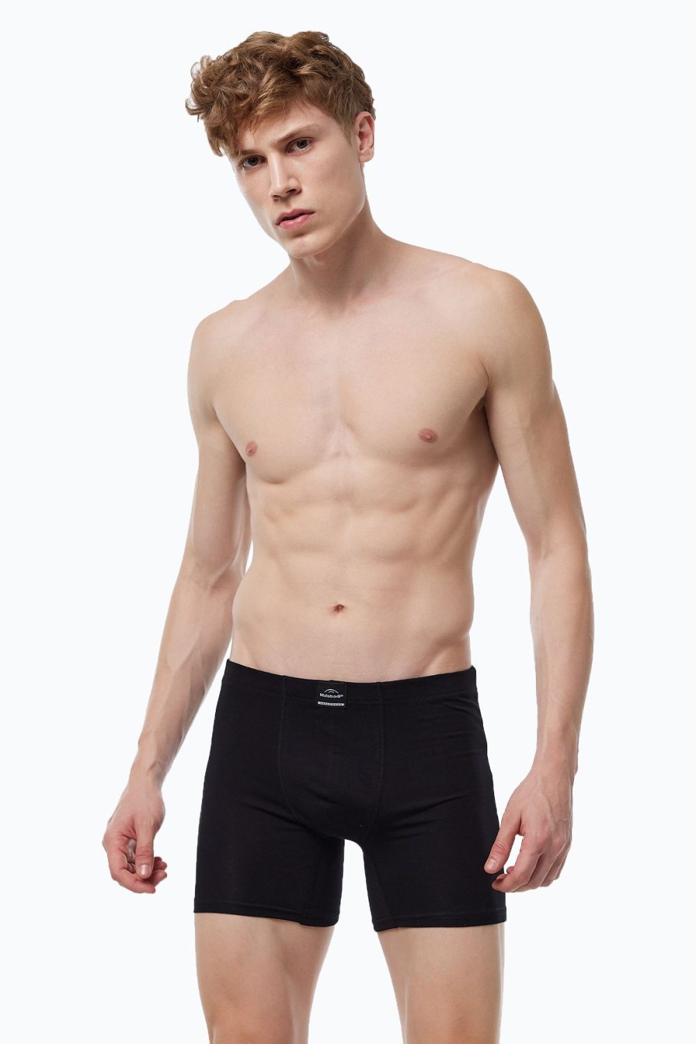 DFN Erkek 3 lü Siyah Lacivert Füme Premium Collection Modal Uzun Boxer 3M250 - Görsel 2