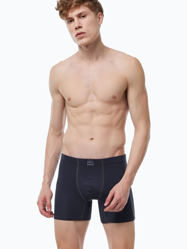 DFN Erkek Füme Premium Collection Modal Uzun Boxer 250
