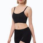 DFN Kadın Siyah İz Yapmayan Modal Yüksek Bel Boxer 108
