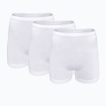 DFN Kadın 3 lü Beyaz İz Yapmayan Modal Yüksek Bel Boxer 3M108