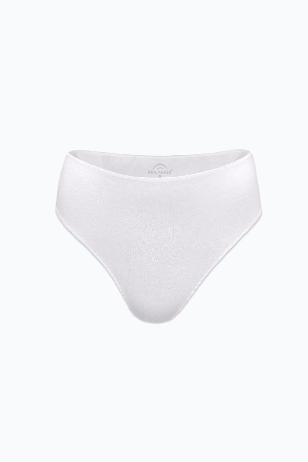 DFN Kadın Beyaz 6 lı Paket Modal Yüksek Bel String Tanga 6M178 - Görsel 2