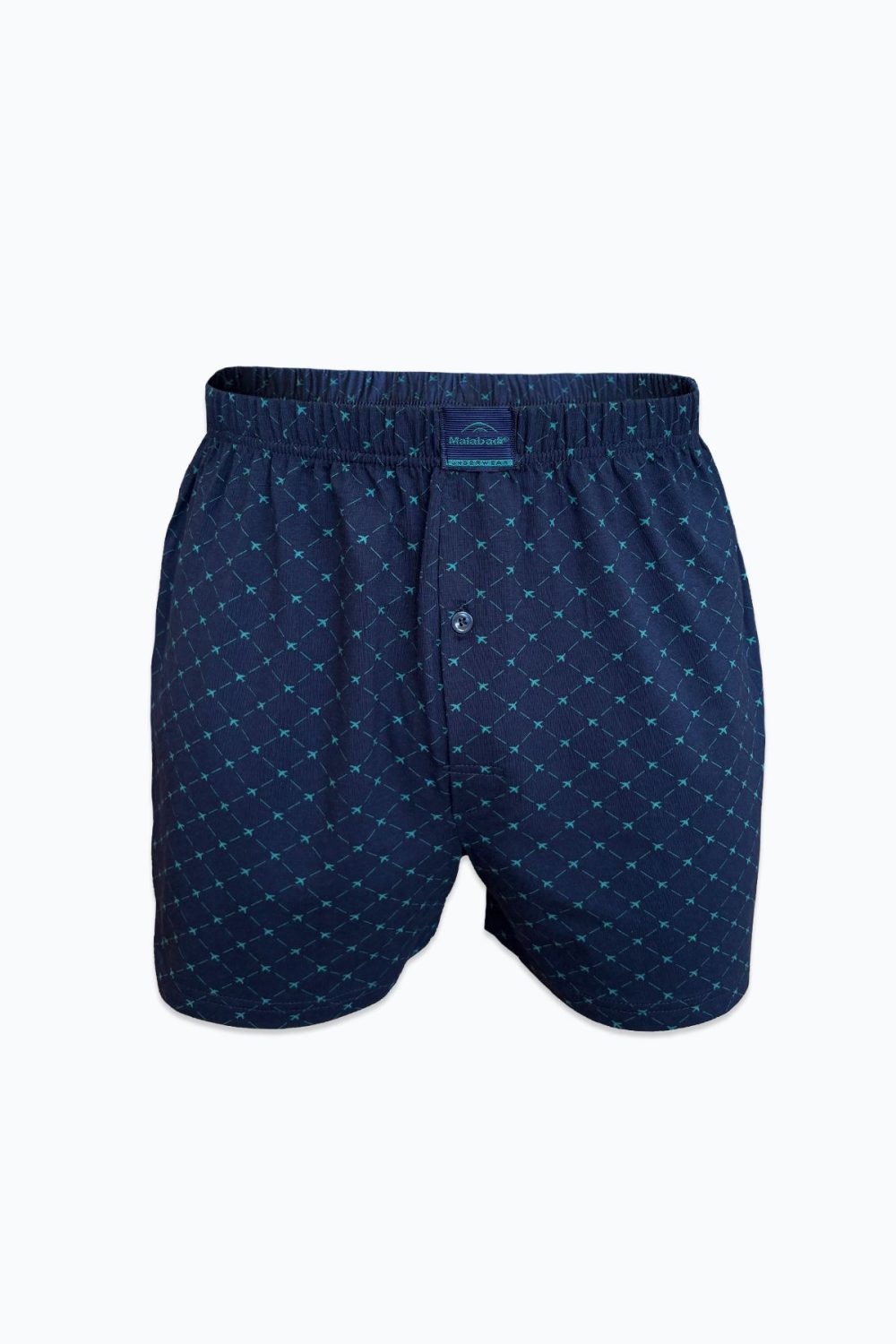 DFN Erkek 3 lü Lacivert Premium Collection Desenli Geniş Kalıp Modal Boxer 3M254 - Görsel 4