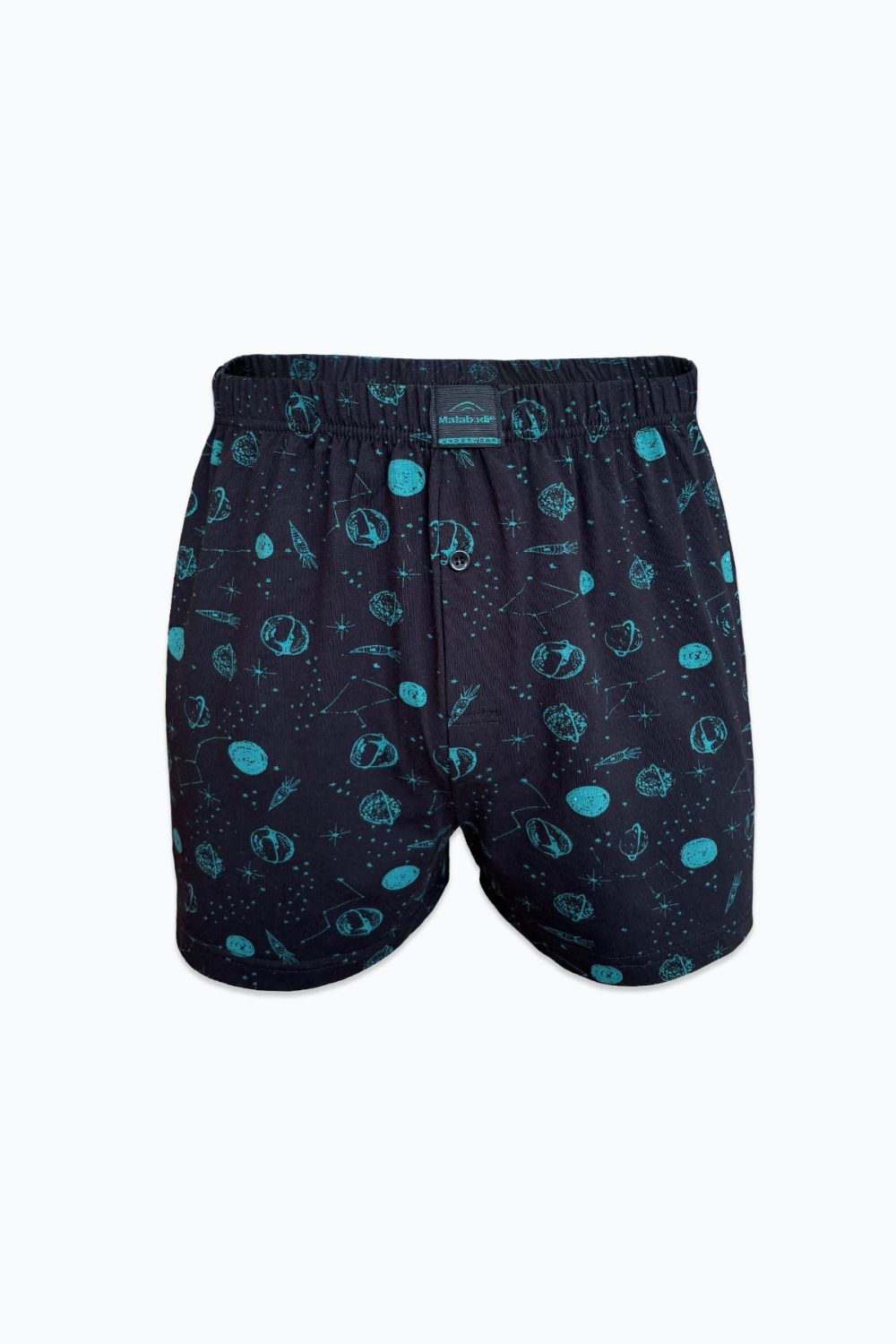 DFN Erkek 6 lı Siyah Premium Collection Desenli Geniş Kalıp Modal Boxer 6M254 - Görsel 4