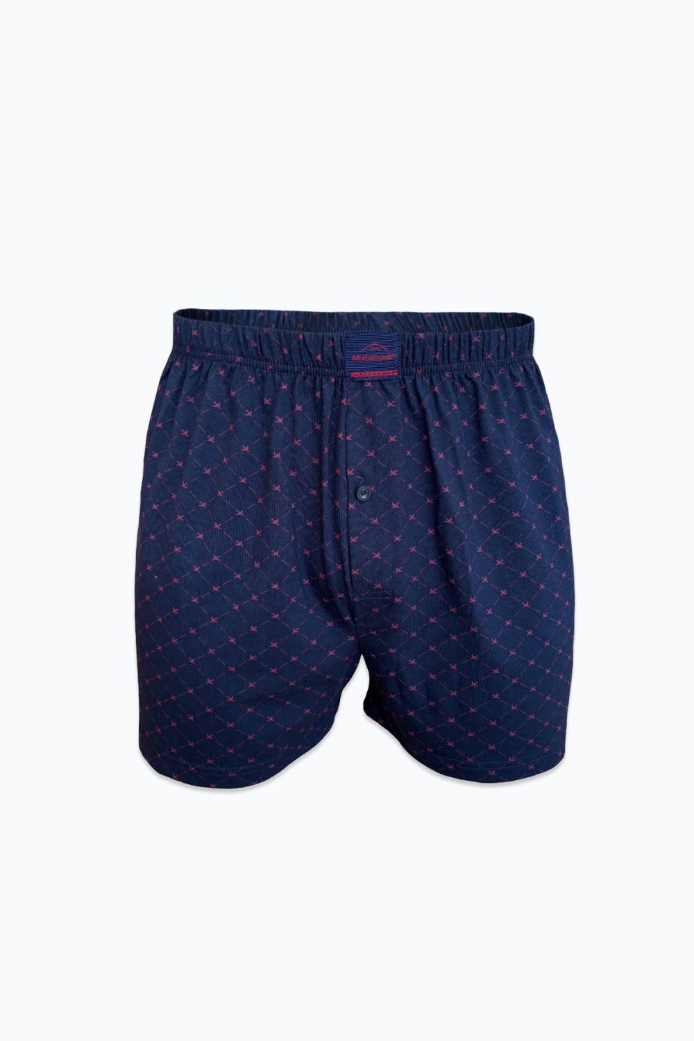 DFN Erkek 3 lü Lacivert Premium Collection Desenli Geniş Kalıp Büyük Beden Modal Boxer 3M90254 - Görsel 3