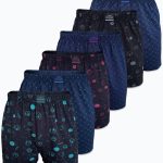 DFN Erkek 6 lı Set-1 Premium Collection Desenli Geniş Kalıp Büyük Beden Modal Boxer 6M90254